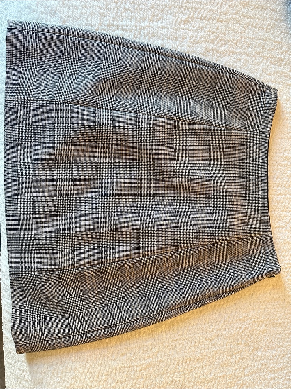 Babaton Glen Plaid Mini Skirt in Gray